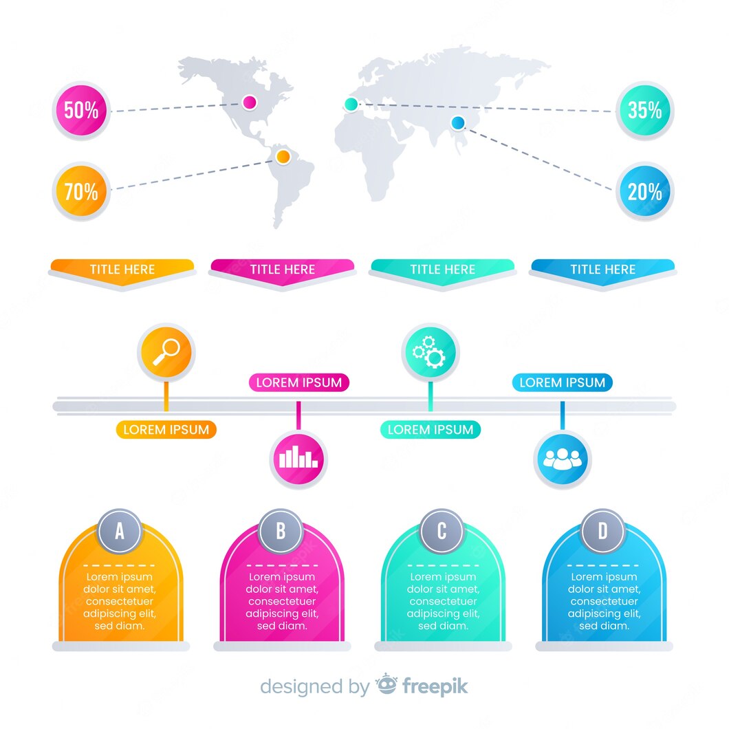 Flat Colorful Gradient Infographics Elements 23 2148177831