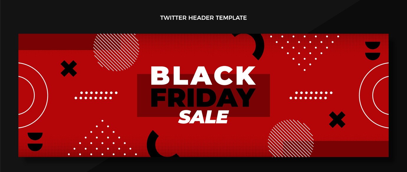 Flat Design Black Friday Twitter Header 23 2149120282