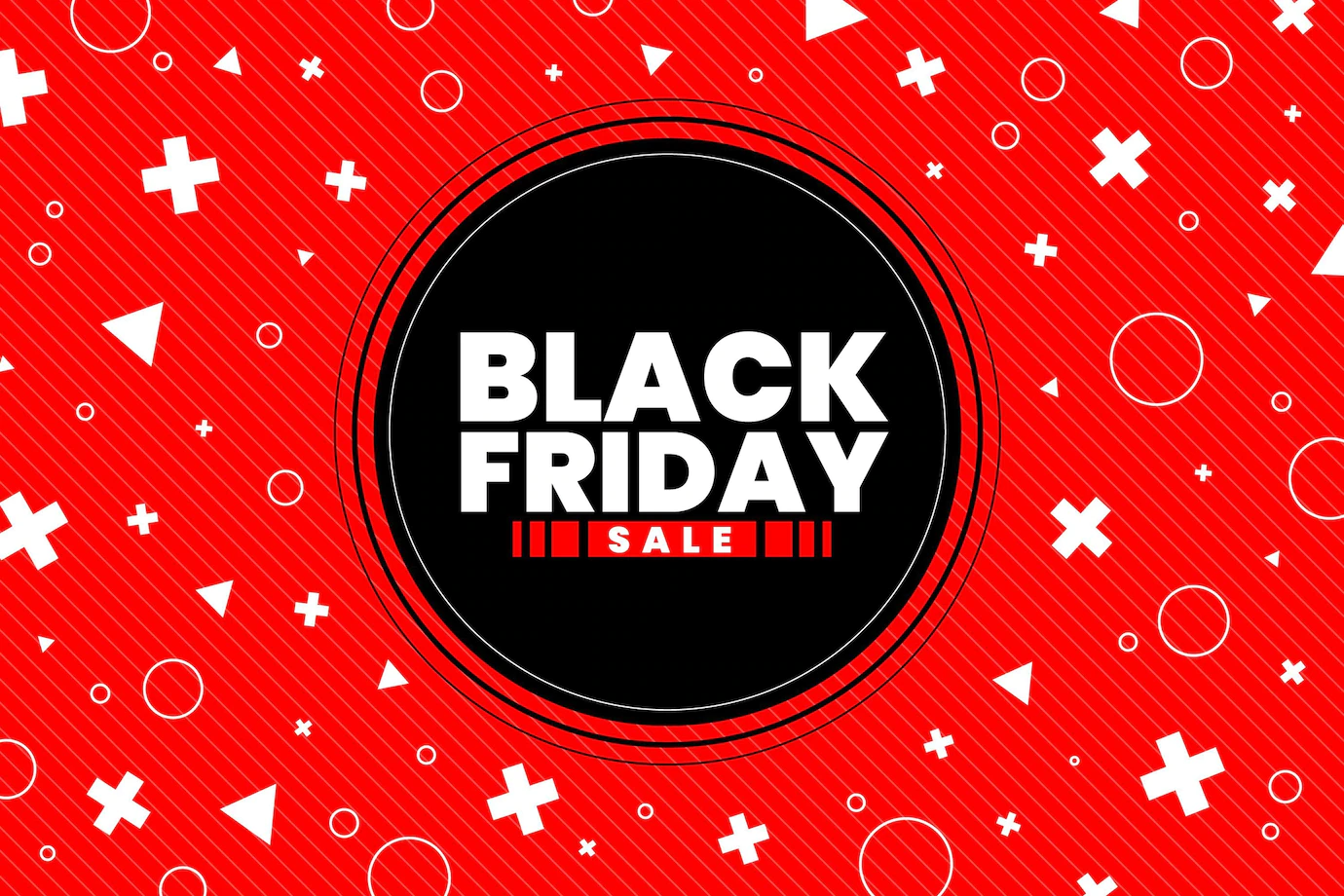 Flat Geometric Black Friday Background 23 2149118294