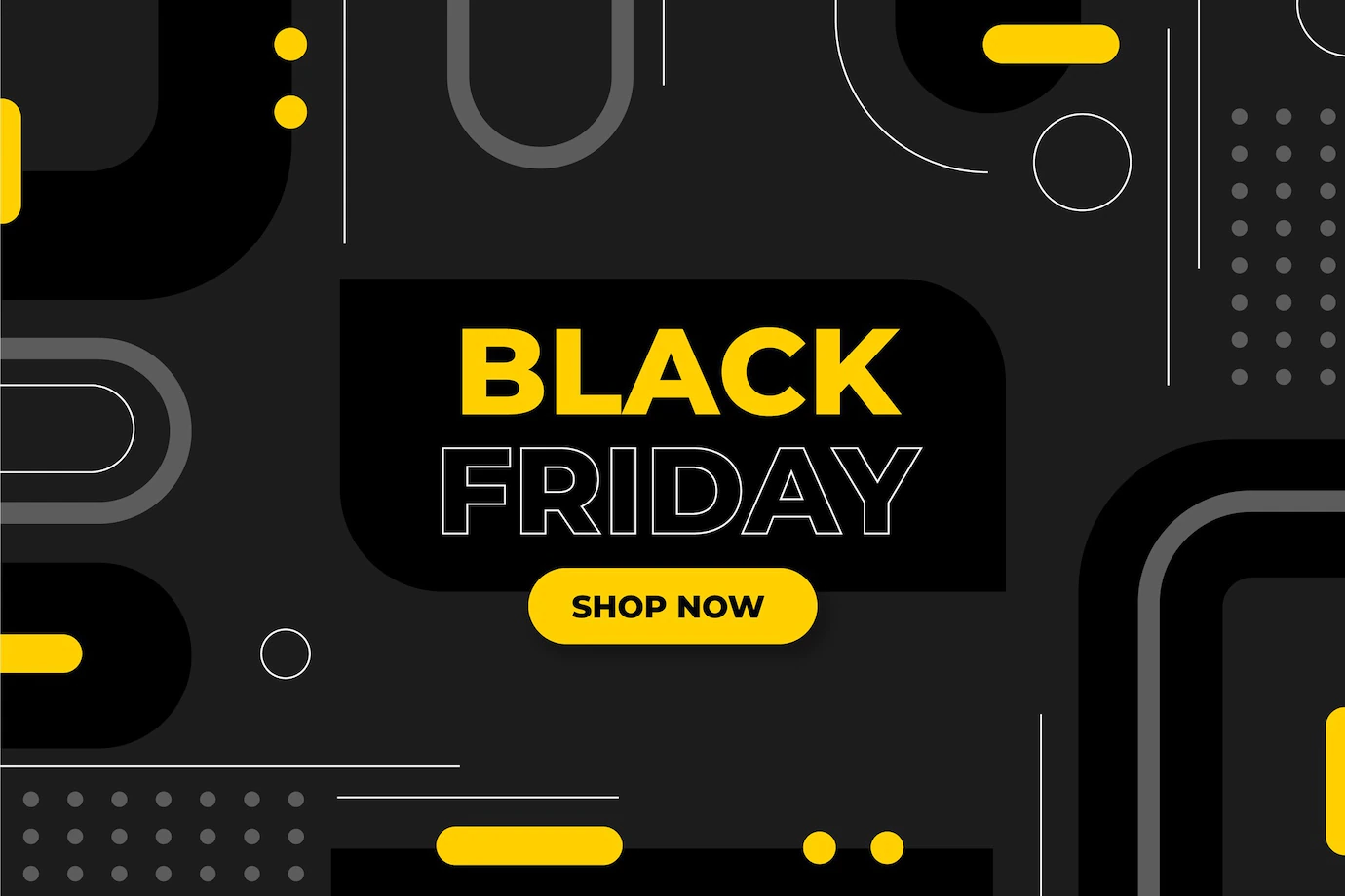 Flat Geometric Black Friday Background 23 2149124368