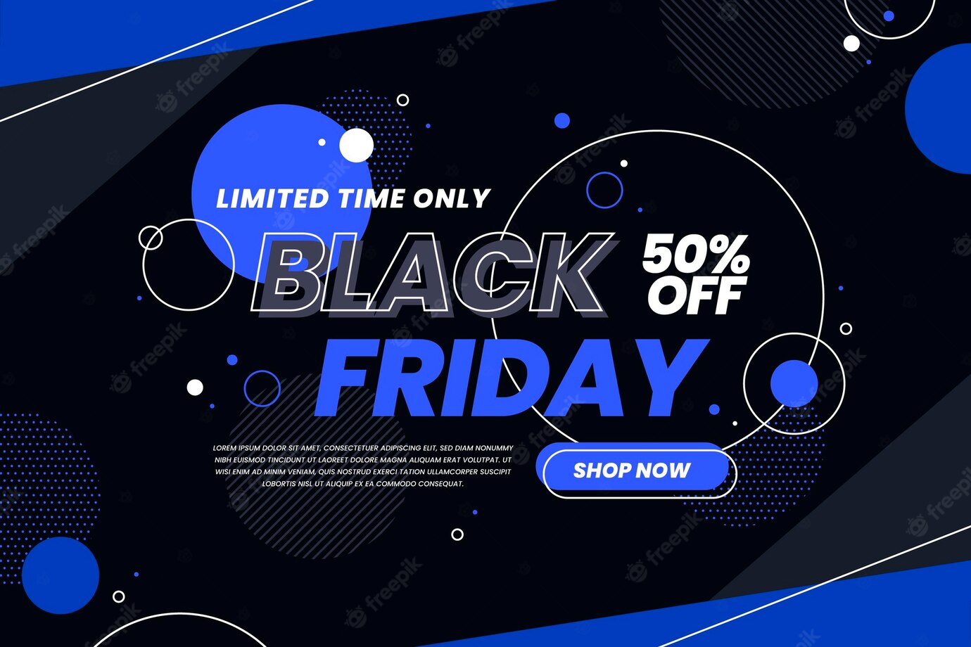 Flat Geometric Black Friday Background 52683 73537