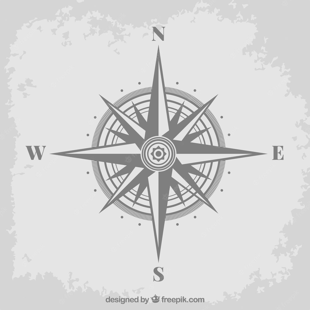 Flat Map Compass Background 23 2147734754