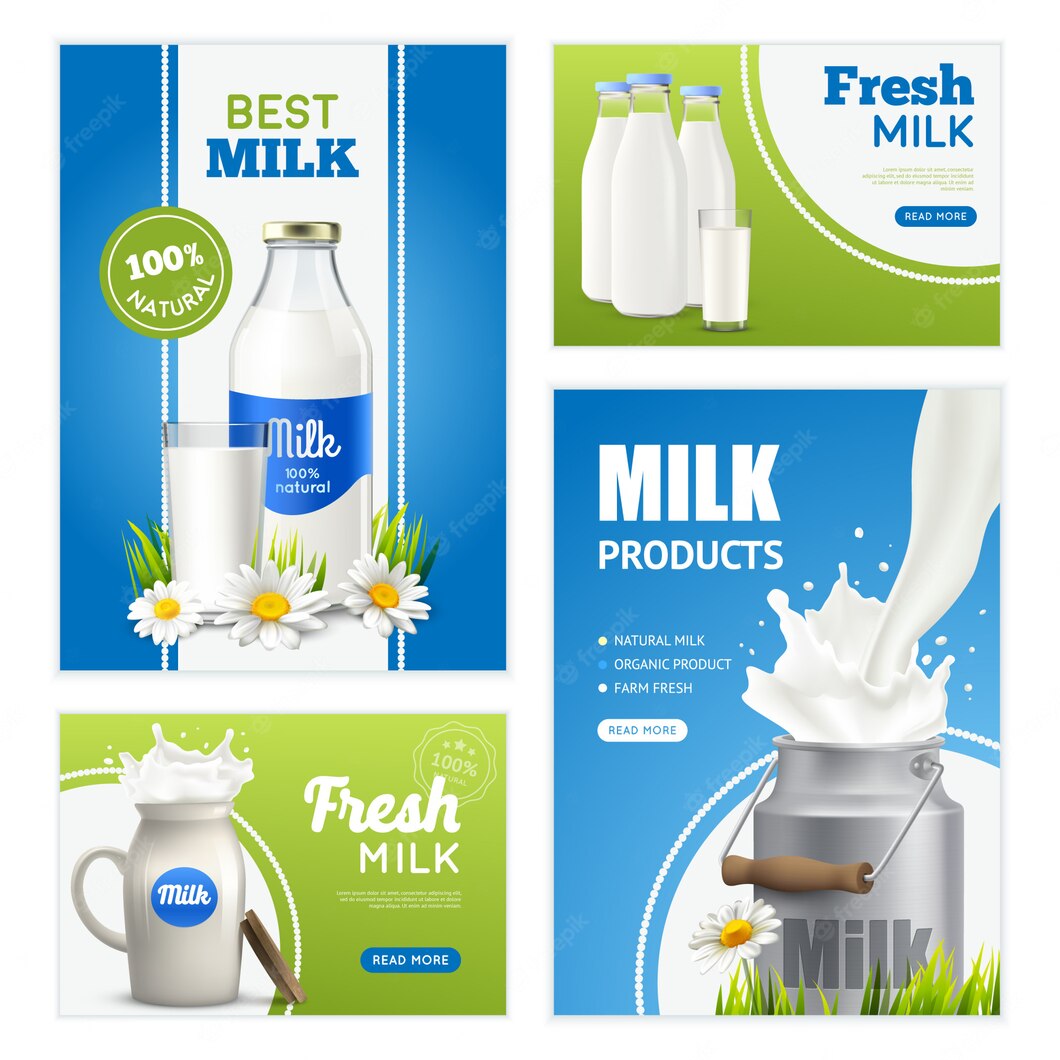 Fresh Milk Banners Collection 1284 20876