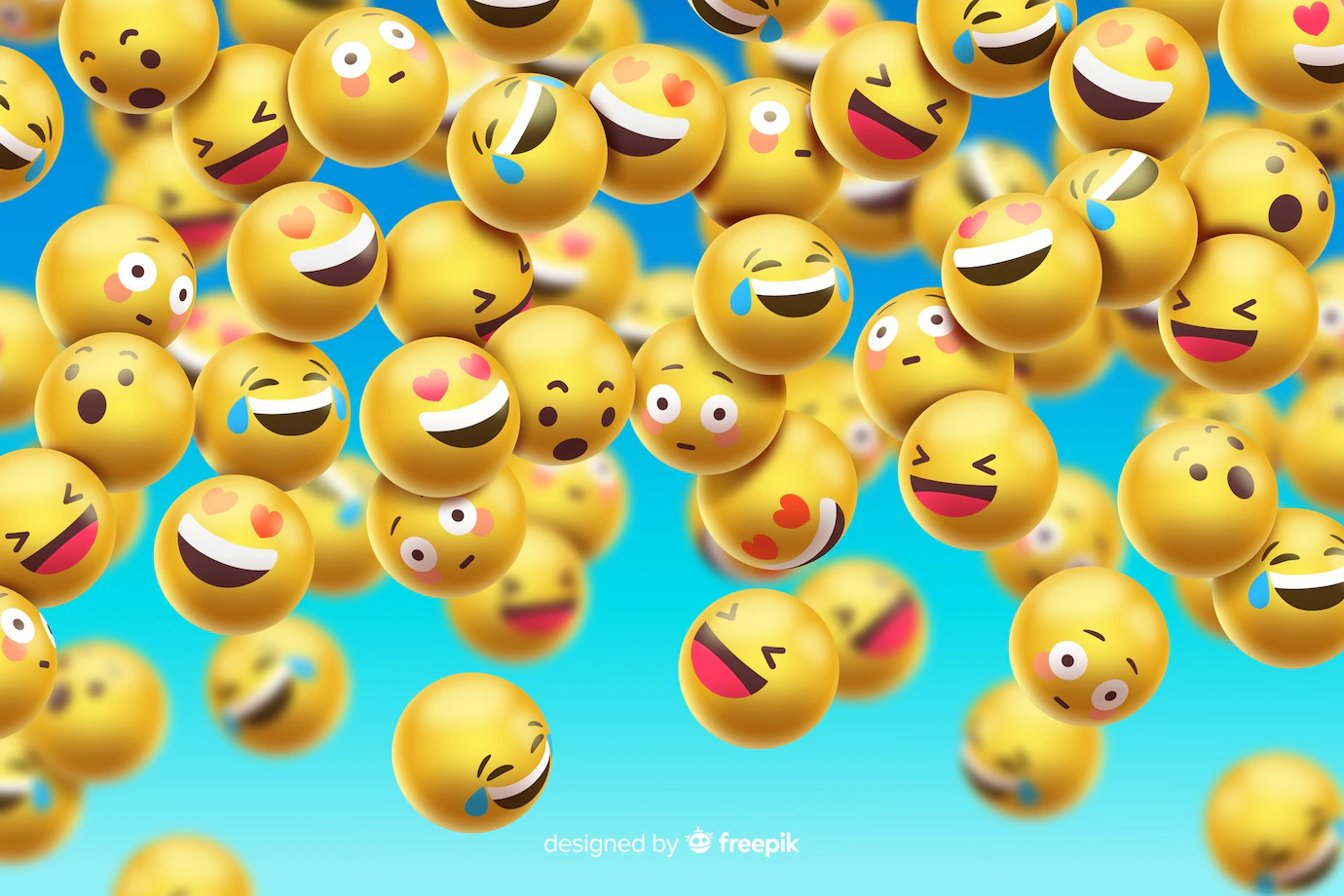 Funny Emoticons Background Design 52683 27759