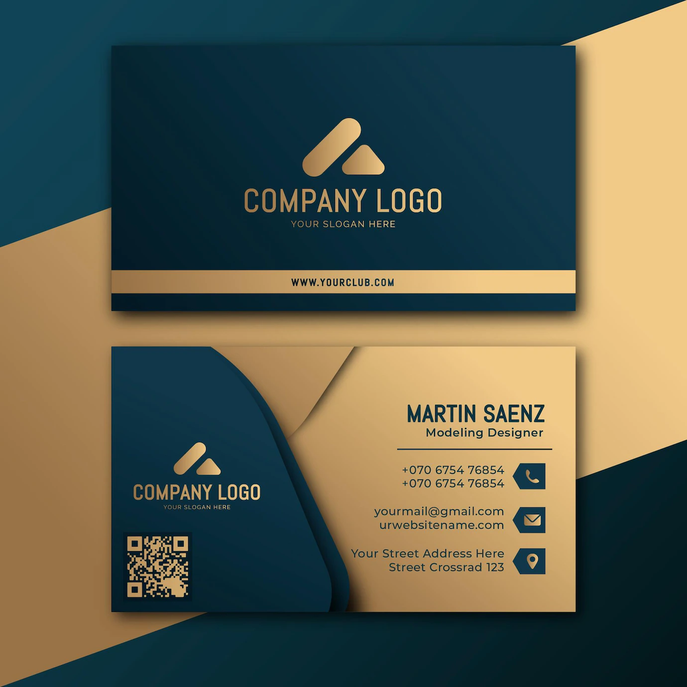 Gold Foil Business Card Template 23 2148874380