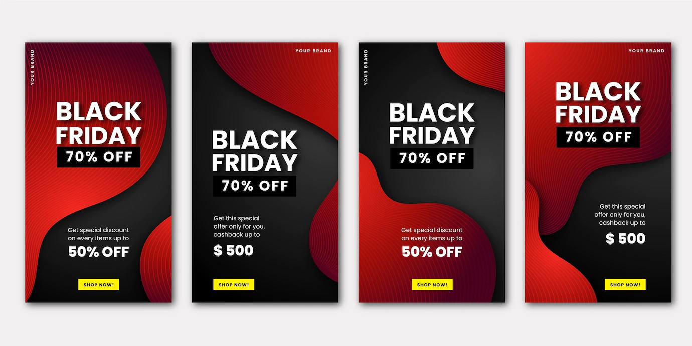 Gradient Black Friday Instagram Stories Collection 52683 48337