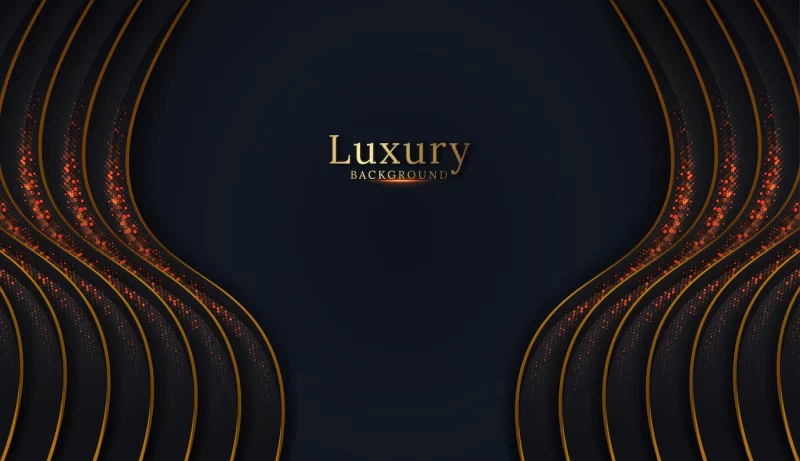 Gradient golden luxury background Free Vector