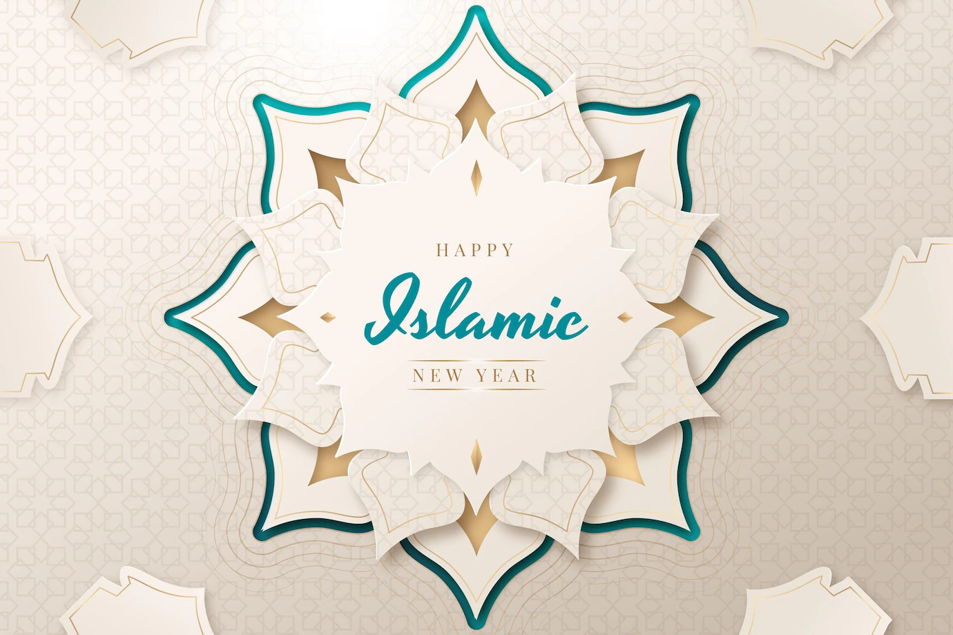 Gradient Islamic New Year Illustration 52683 67476