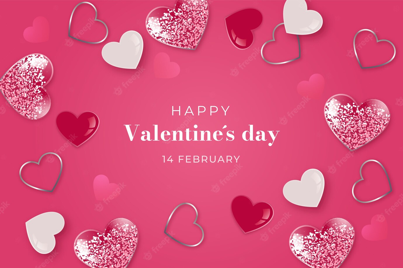 Gradient Valentine S Day Background 52683 79158