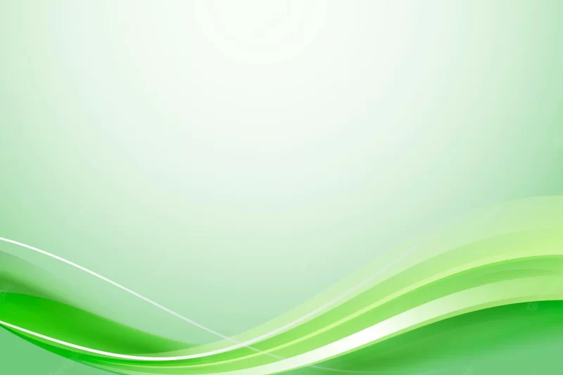 Green curve abstract background Free Vector