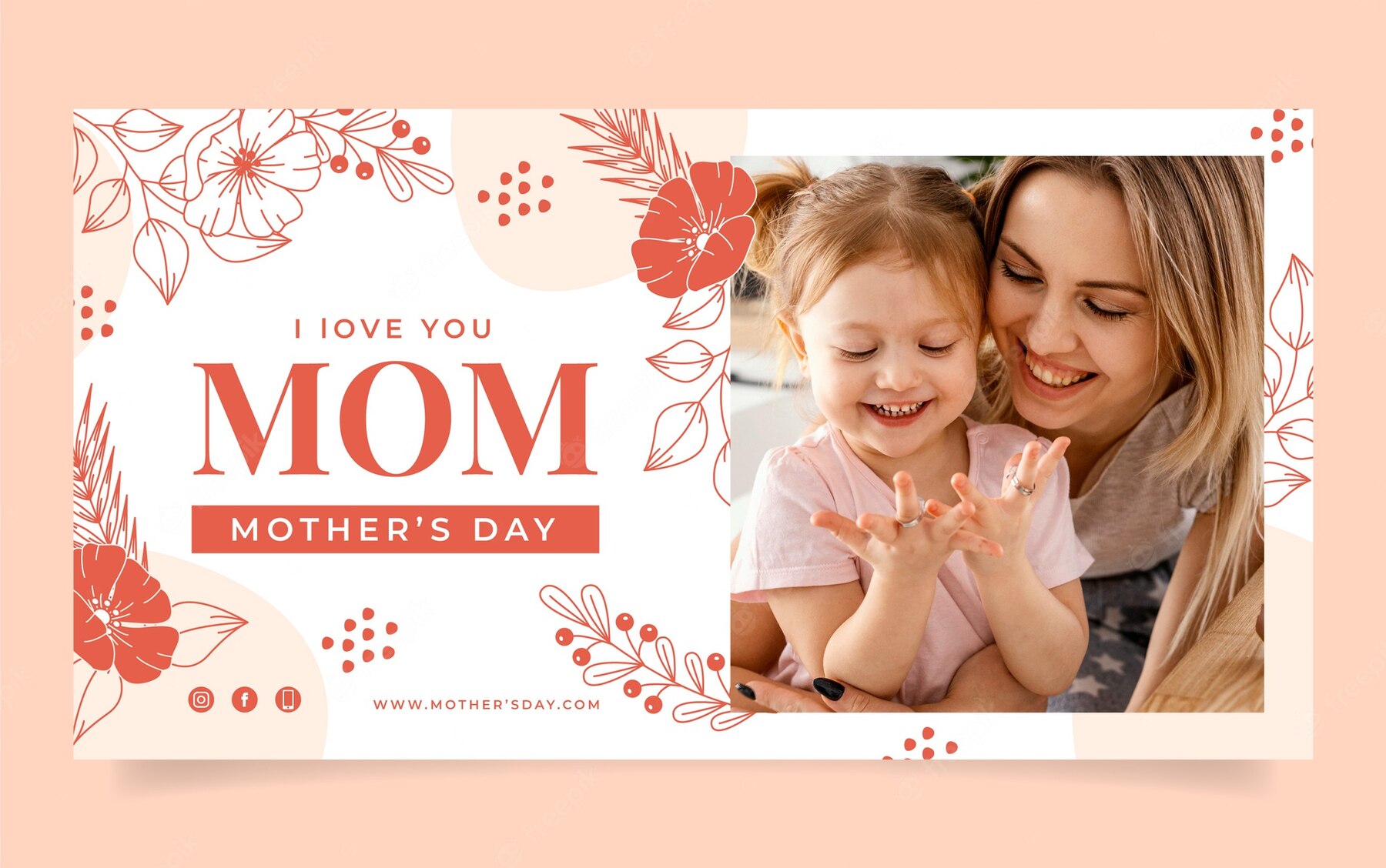 Hand Drawn Mother S Day Social Media Post Template 23 2149348716