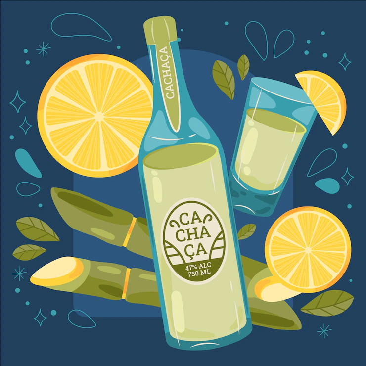 Hand Drawn Refreshing Cachaca Illustration 23 2149195712