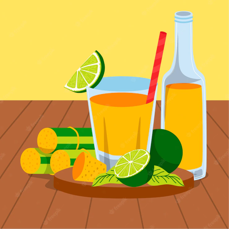 Hand Drawn Tasty Cachaca Illustration 23 2149205785