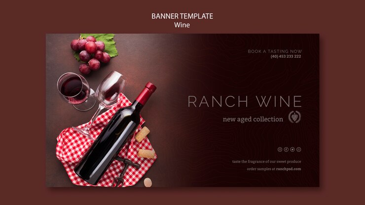 Horizontal Banner Template Wine Tasting 23 2148522631