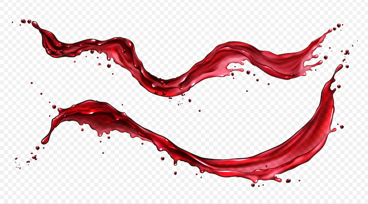 Horizontal Splash Wine Red Juice 107791 2502