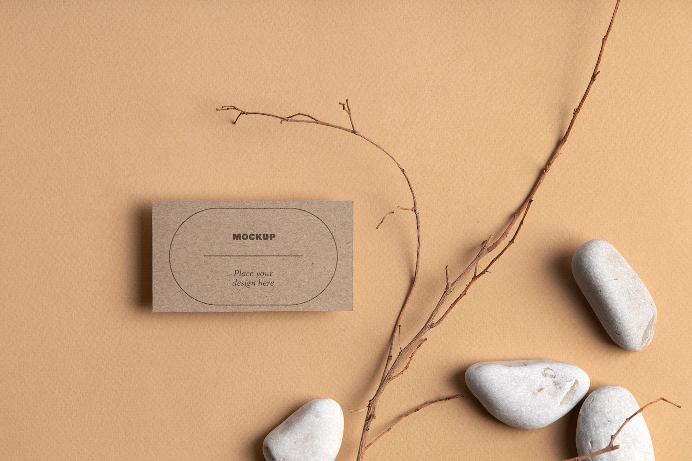 Kraft Paper Visit Card Mockup 23 2149377776