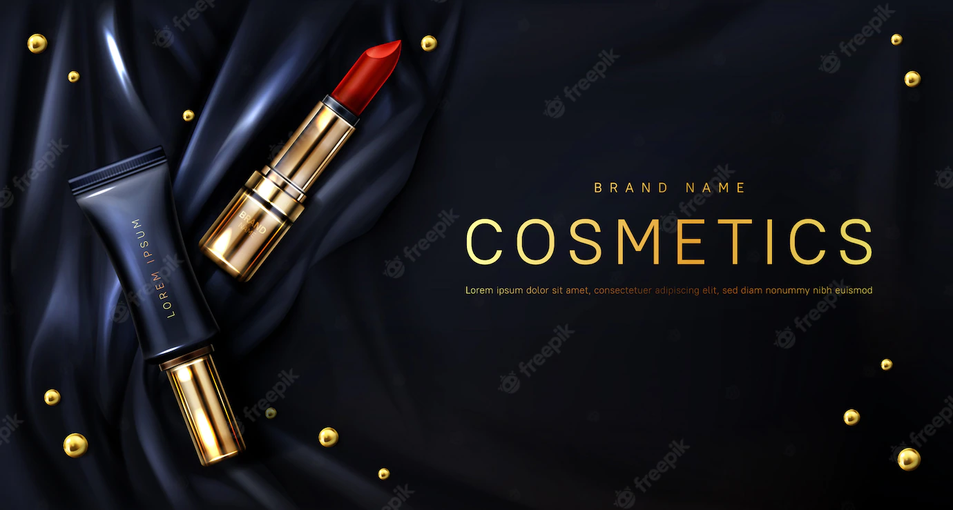 Lipstick Cosmetics Make Up Beauty Product Banner 107791 1391