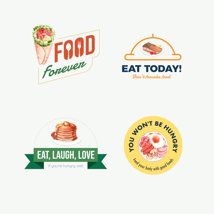 Logo With World Food Day Concept Design Restaurant Branding Watercolor 83728 4237