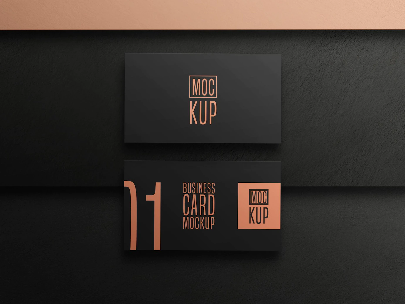 Luxury Dark Business Card Mockup 439185 21