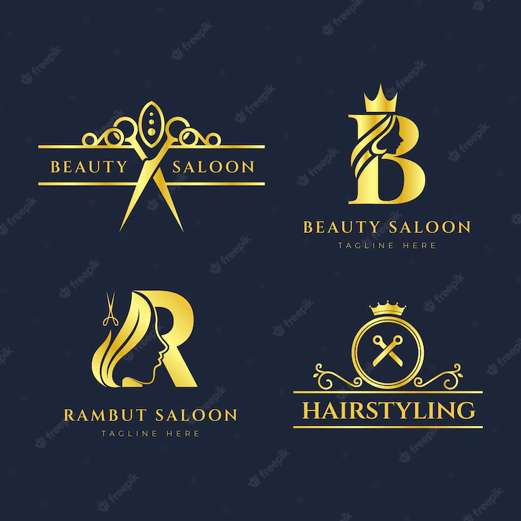 Luxury Hair Salon Logo Collection 23 2148859352