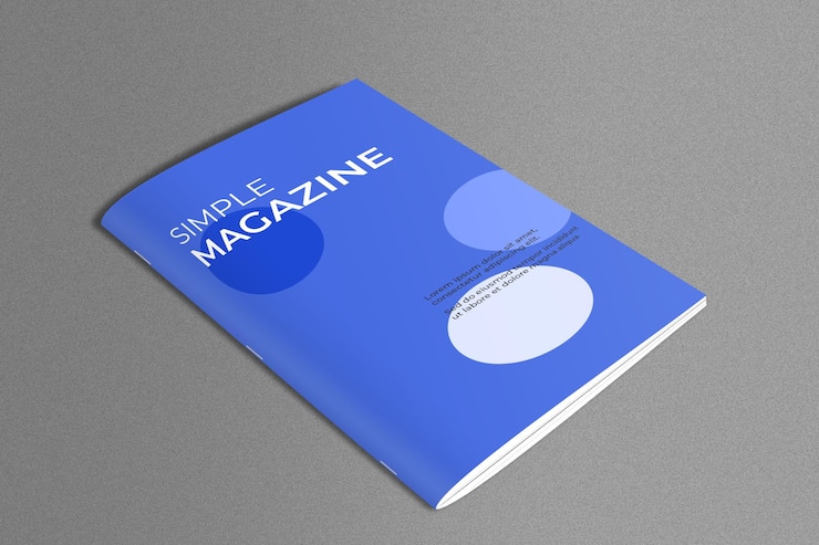 Magazine Mockup Marble Surface 125540 552