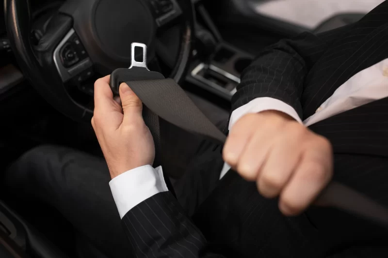 Man getting ready for a new taxi ride Free Photo