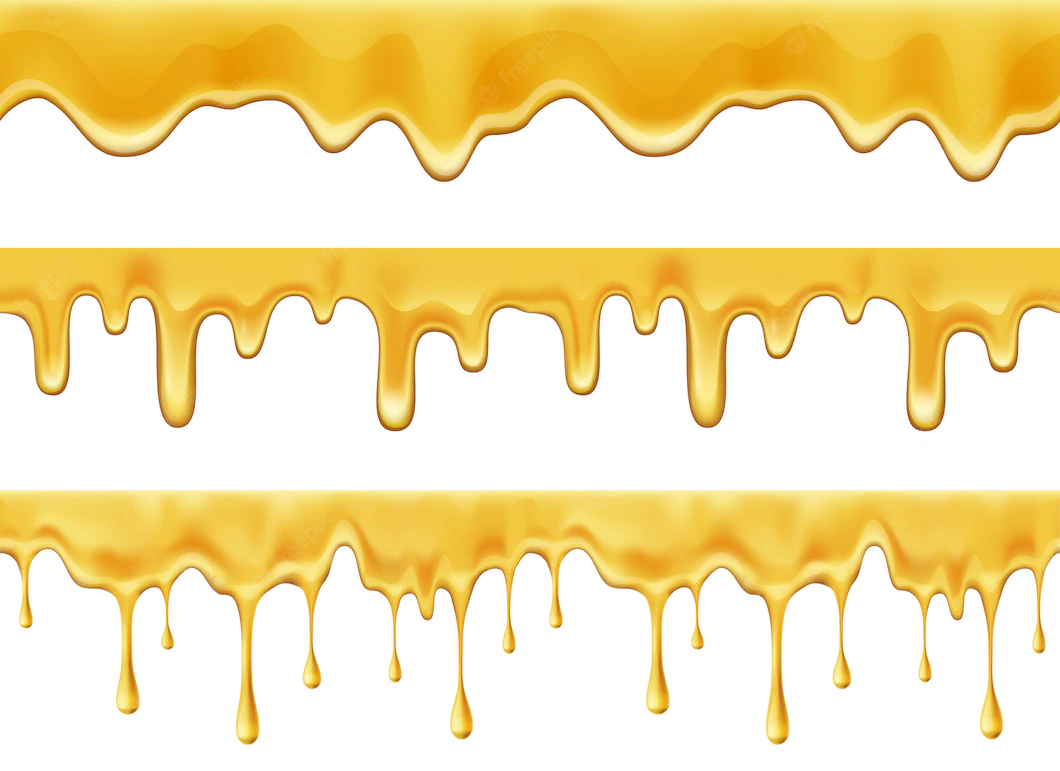 Melting Dripping Honey Drops Realistic 1284 27194