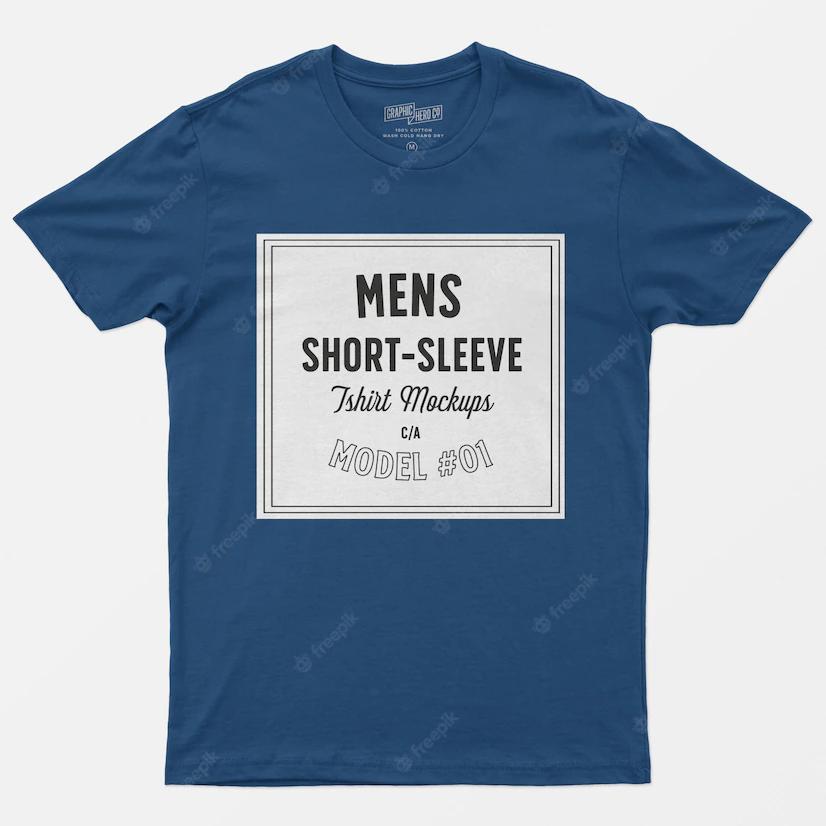 Mens Short Sleeve T Shirt Mockups 126278 122