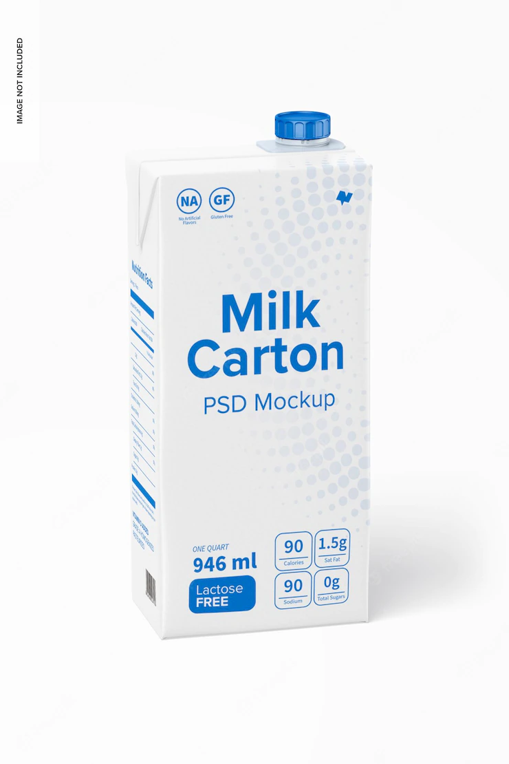 Milk Carton Mockup 1332 10211
