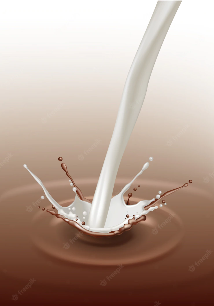 Milk Chocolate Splash Stream Flow Close Up Isolated Background 212889 2137