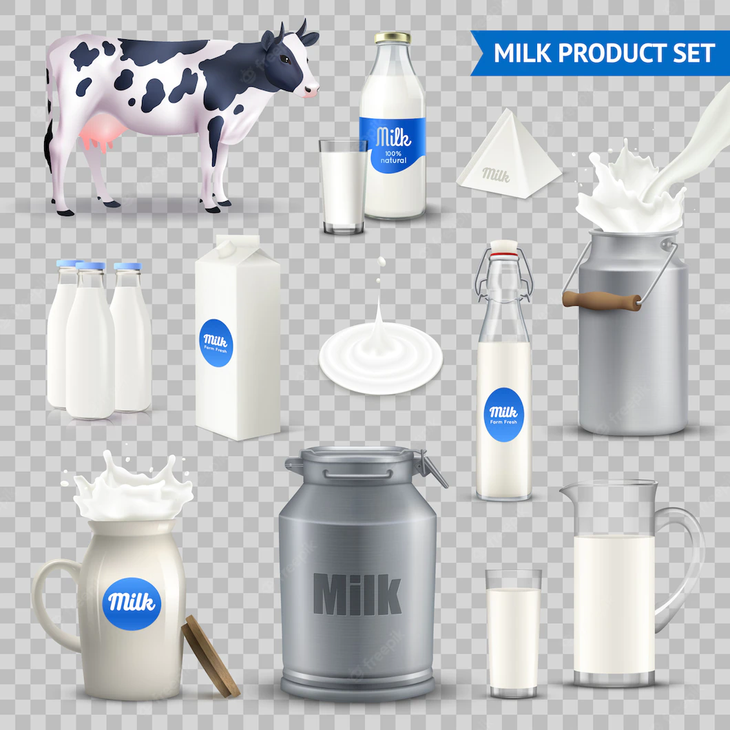 Milk Cointainers Pack 1284 21367