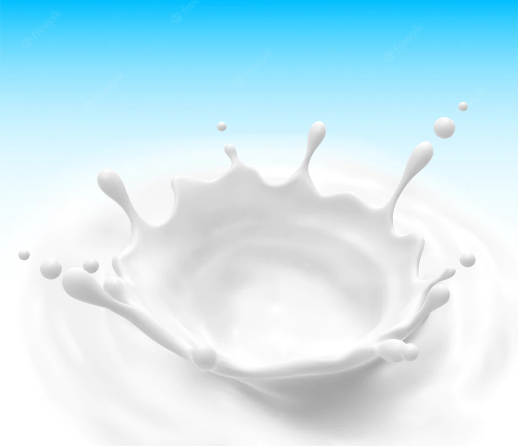 Milk Splash With Drops Ripple Natural Dairy Yogurt Cream Realistic Illustration 154797 49