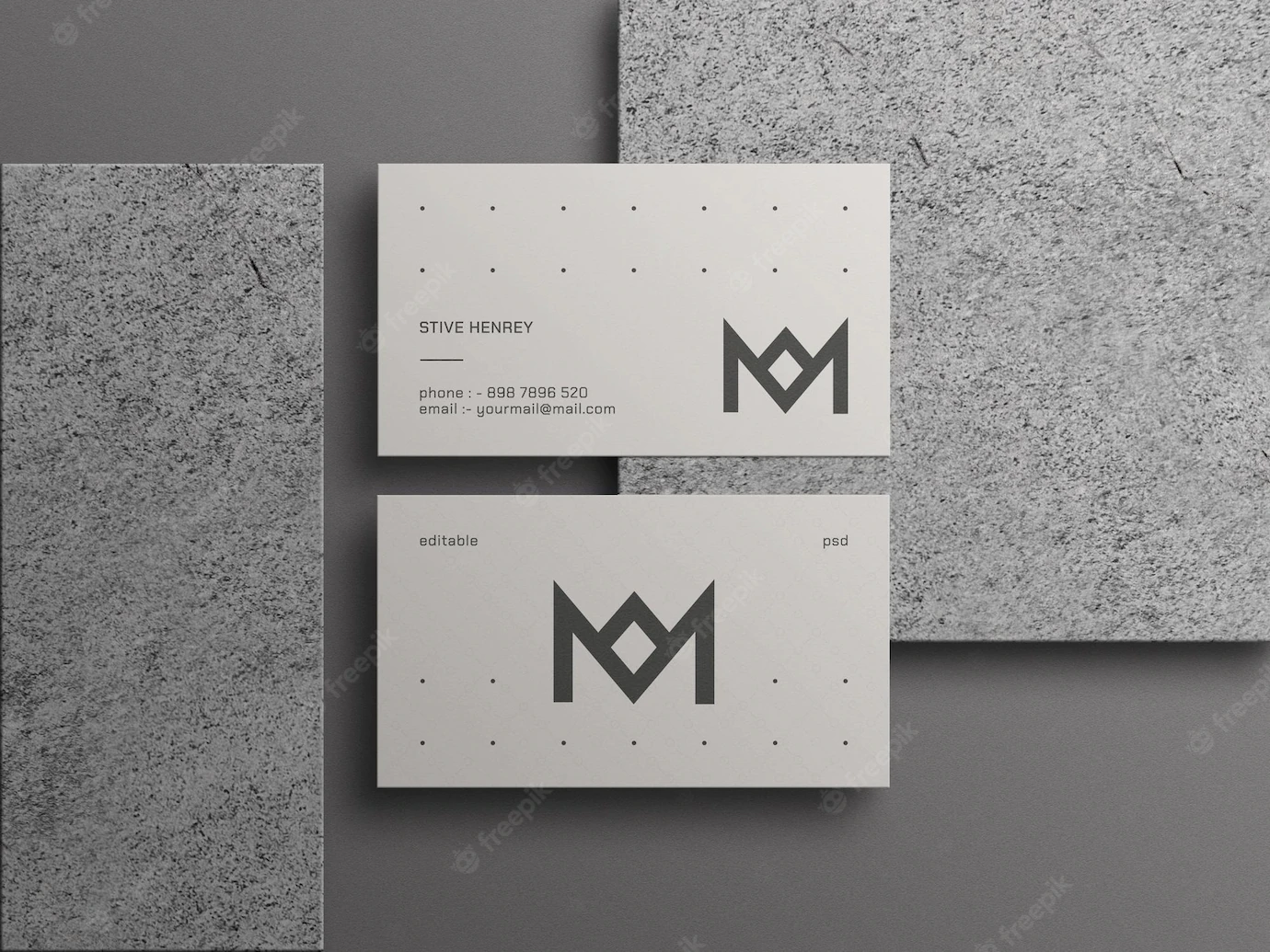 Minimal Business Card Mockup 439185 1785