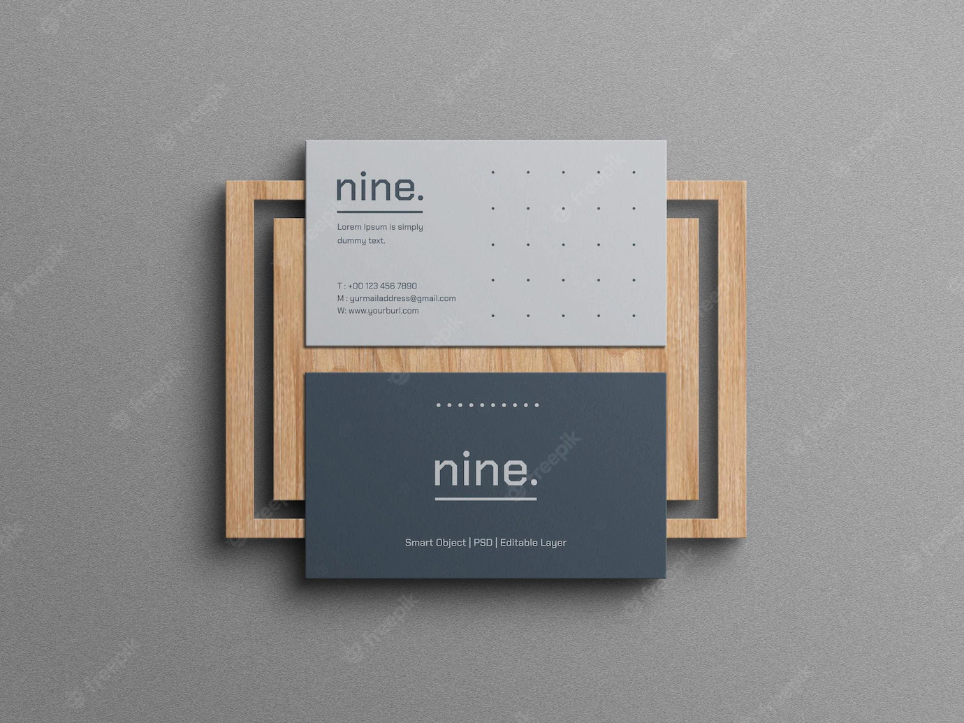 Minimal Business Cards Mockup 439185 2664