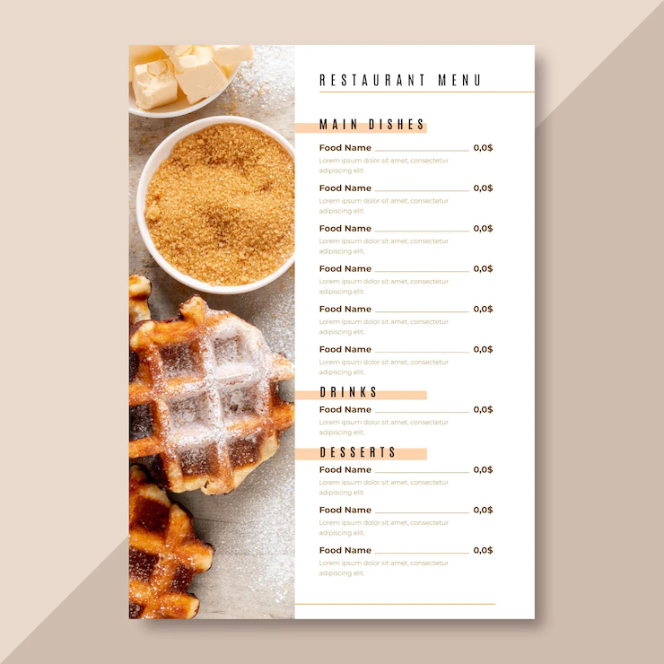 Minimalist Restaurant Menu Template Vertical Format 23 2148708562