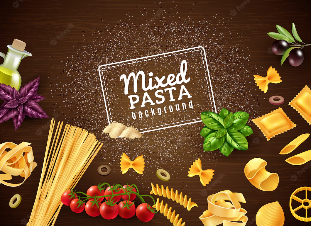 Mixed Pasta Background 1284 19085