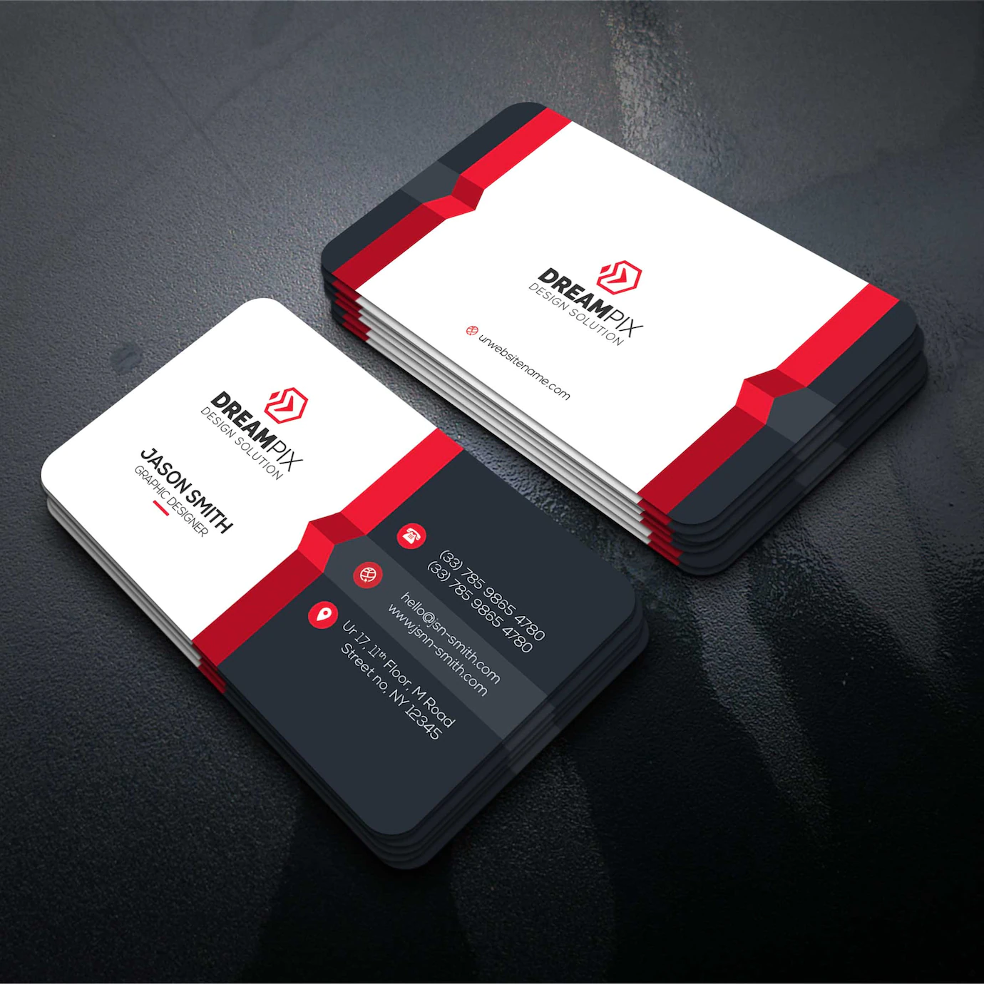 Mockup Business Card 1435 1215