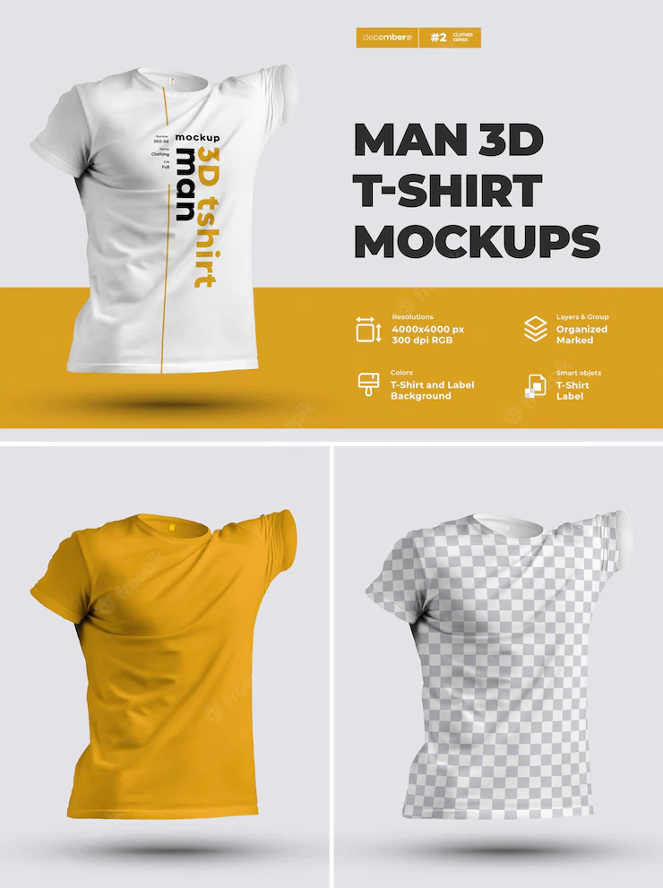 Mockups 3d T Shirts 300849 658