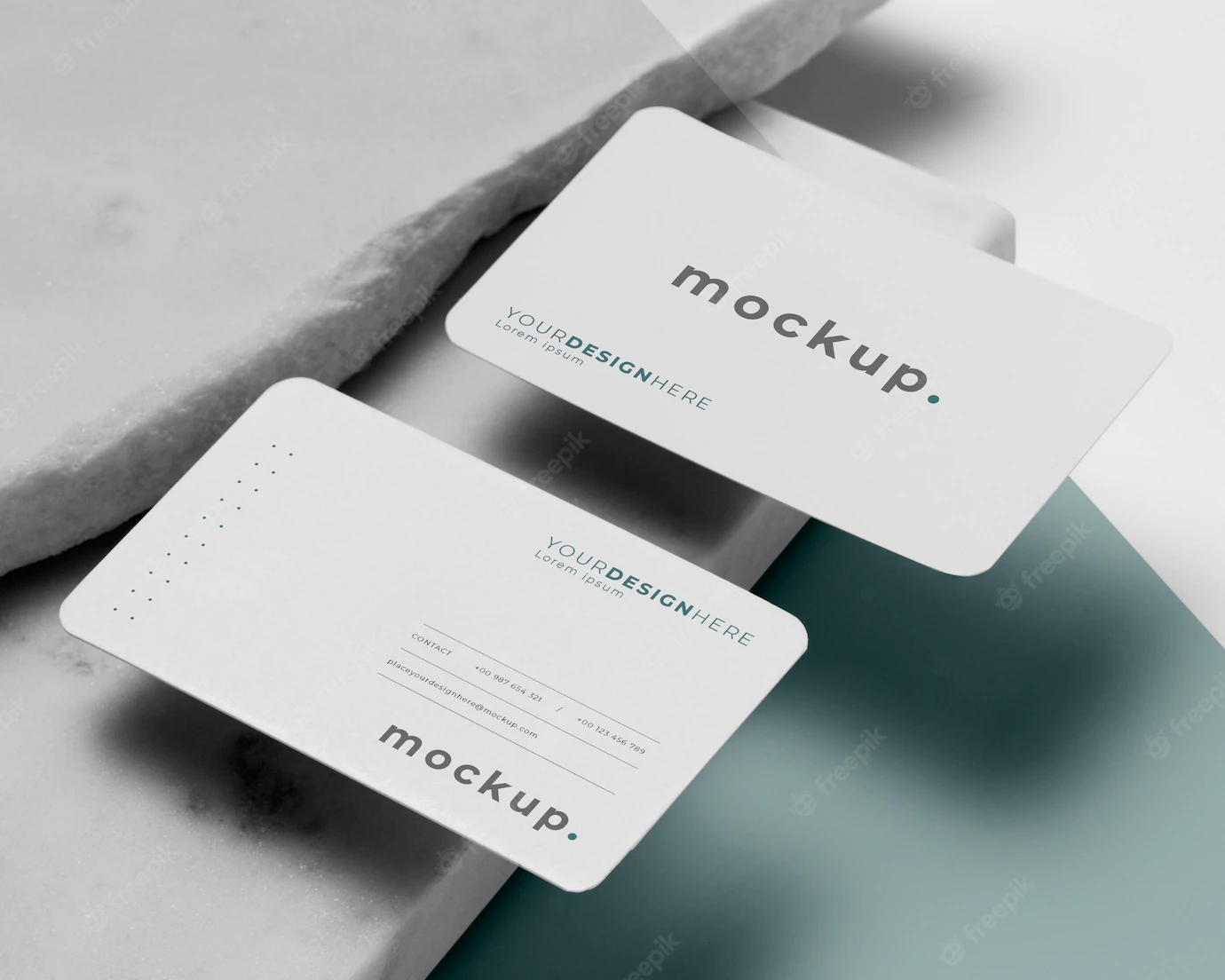 Modern Arrangement Mock Up Business Card 23 2148986369