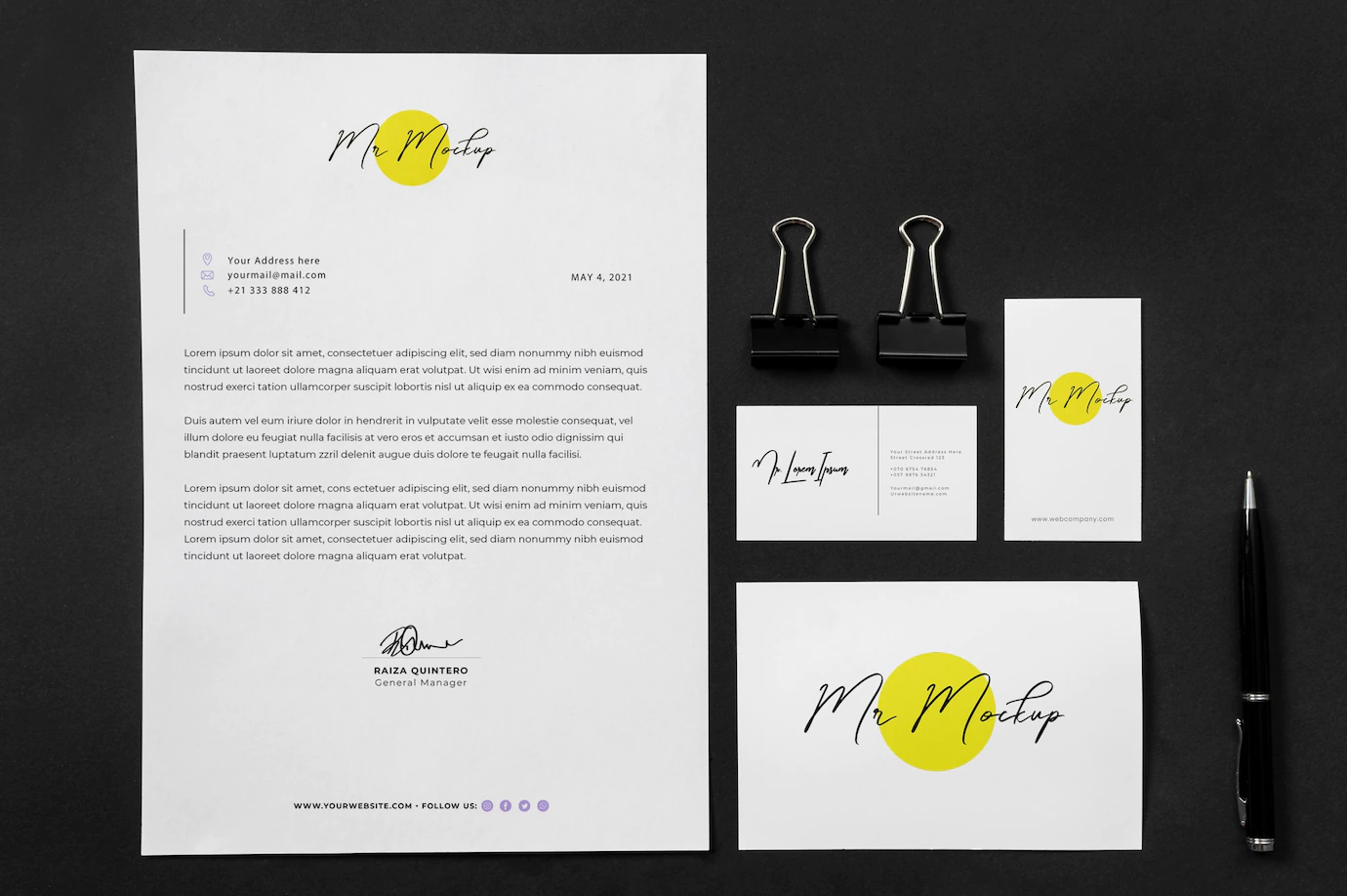 Modern Business Stationery Mock Up Arrangement 23 2149062029