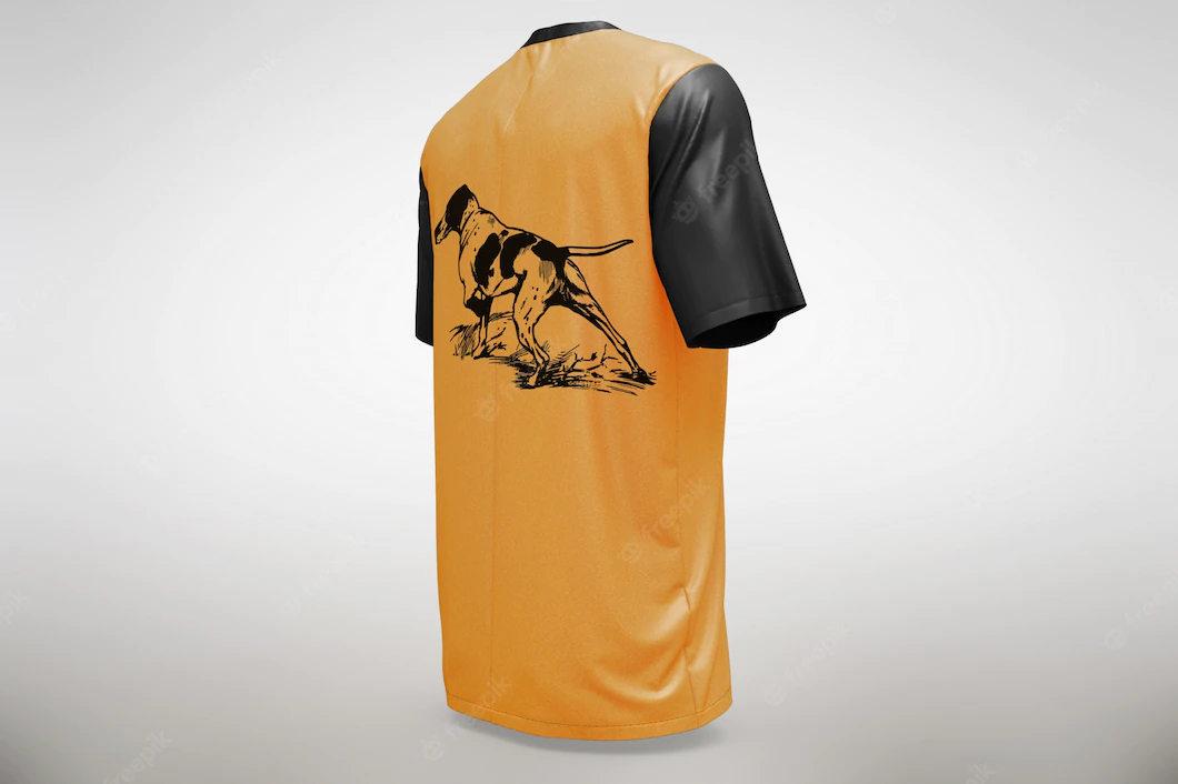 Orange T Shirt Mock Up 1310 230