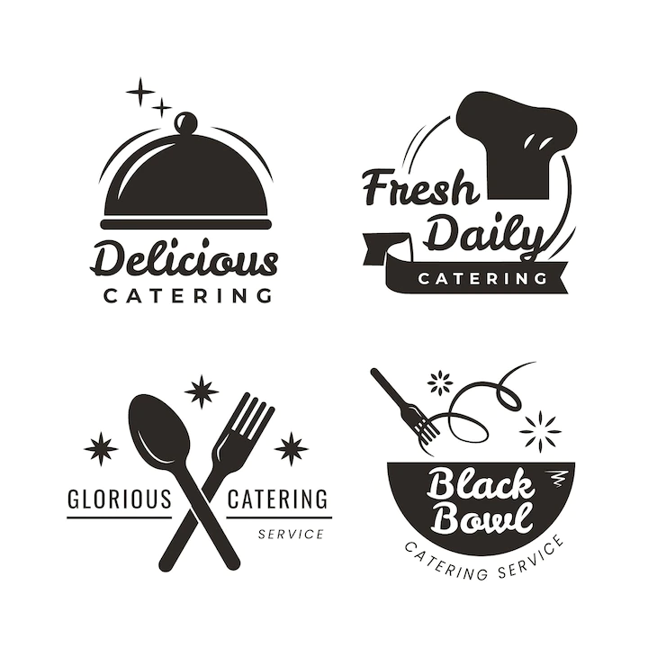 Pack Flat Catering Logo Templates 23 2148995073