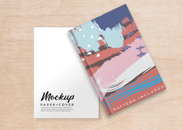 Paper Sheet Book Cover Mockup 125540 882