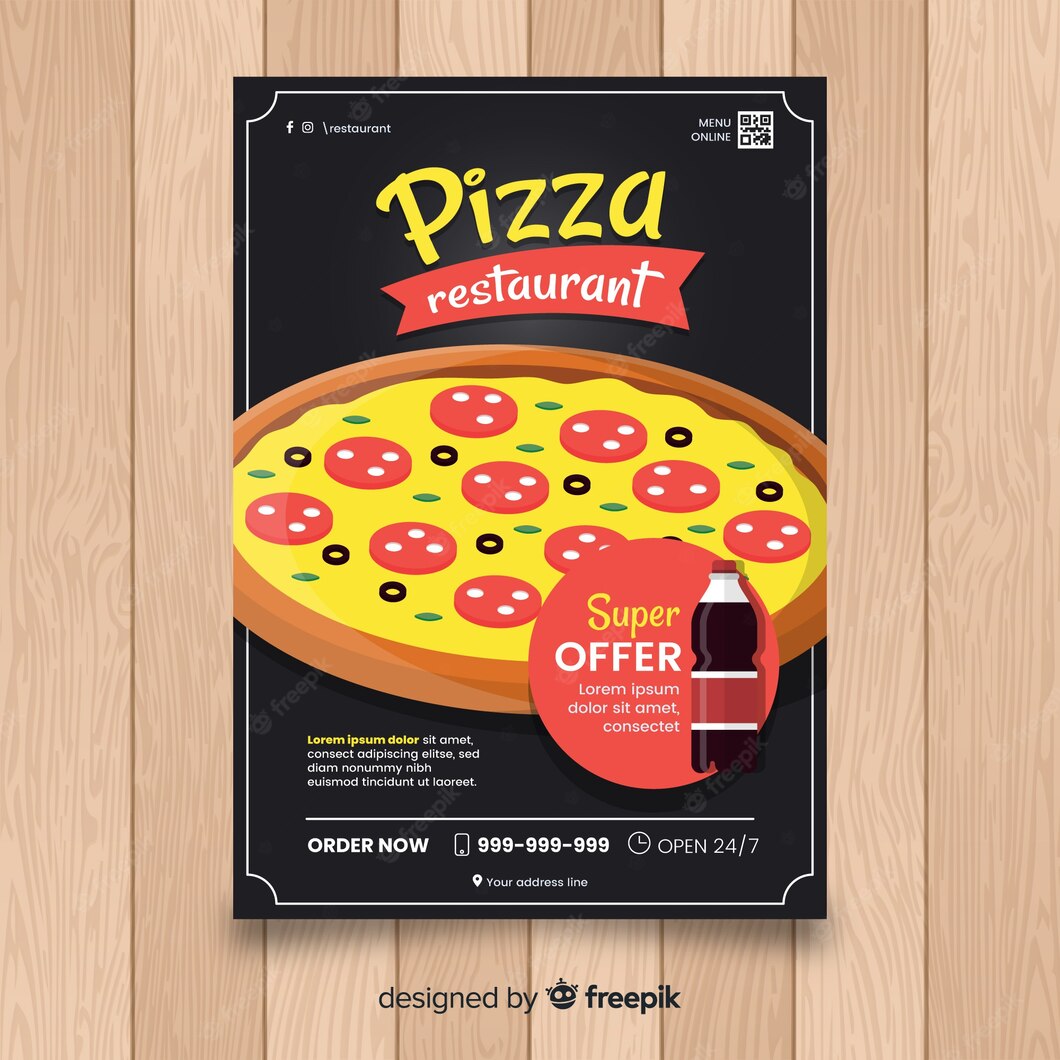 Pizza Restaurant Flyer 23 2148039650