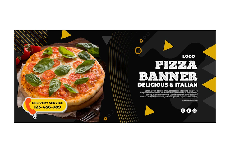 Pizza Restaurant Template Banner 23 2148795278