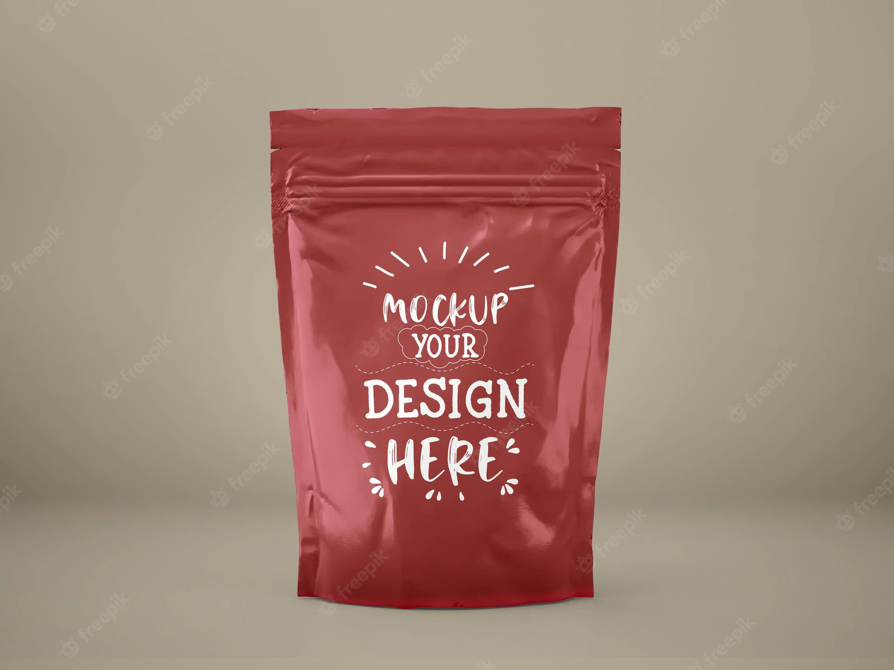 Plastic Bag Foil Pouch Bag Packaging Package Branding Identity 1150 41196