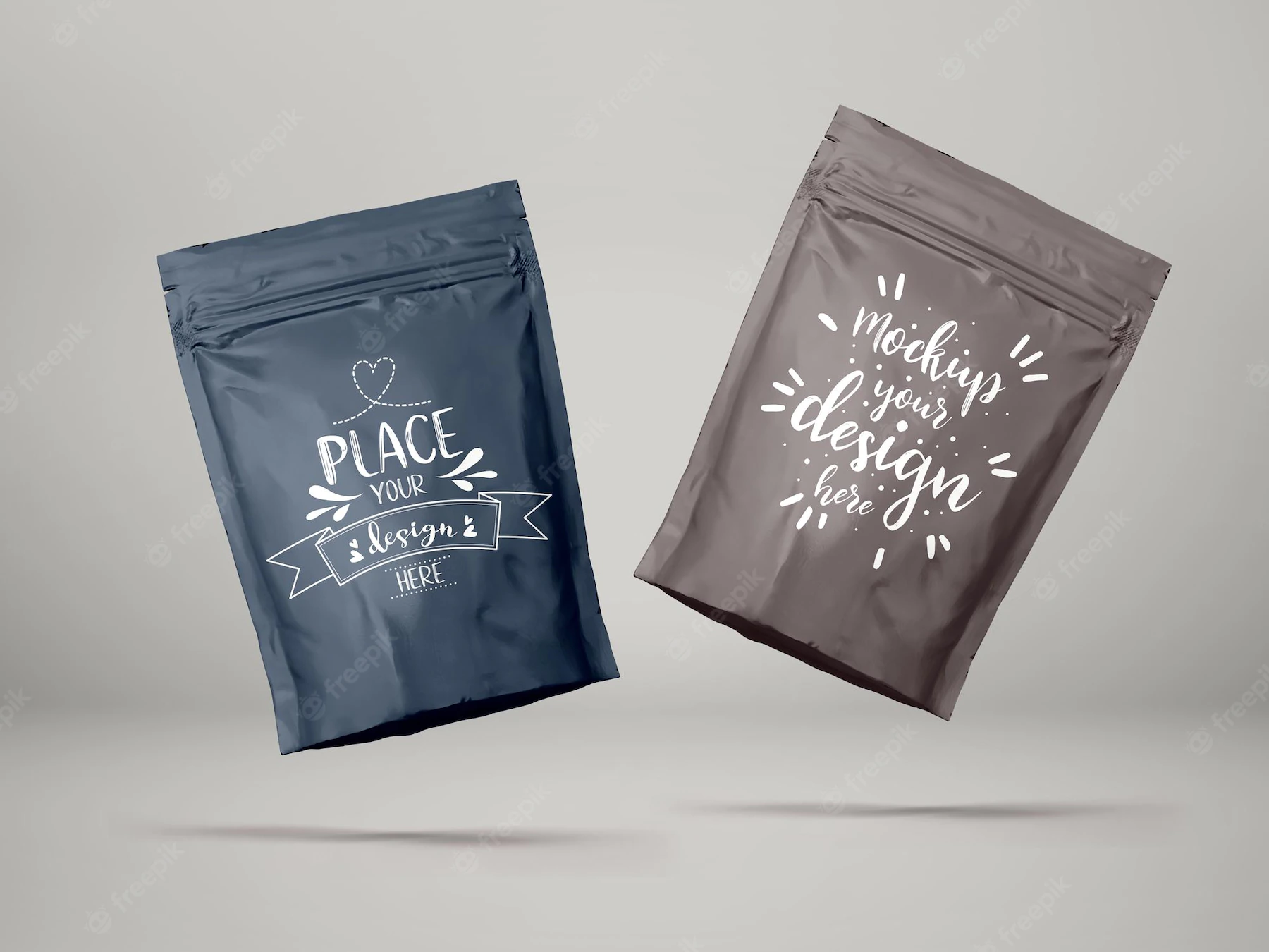 Plastic Bag Foil Pouch Bag Packaging Package Branding Identity 1150 41201