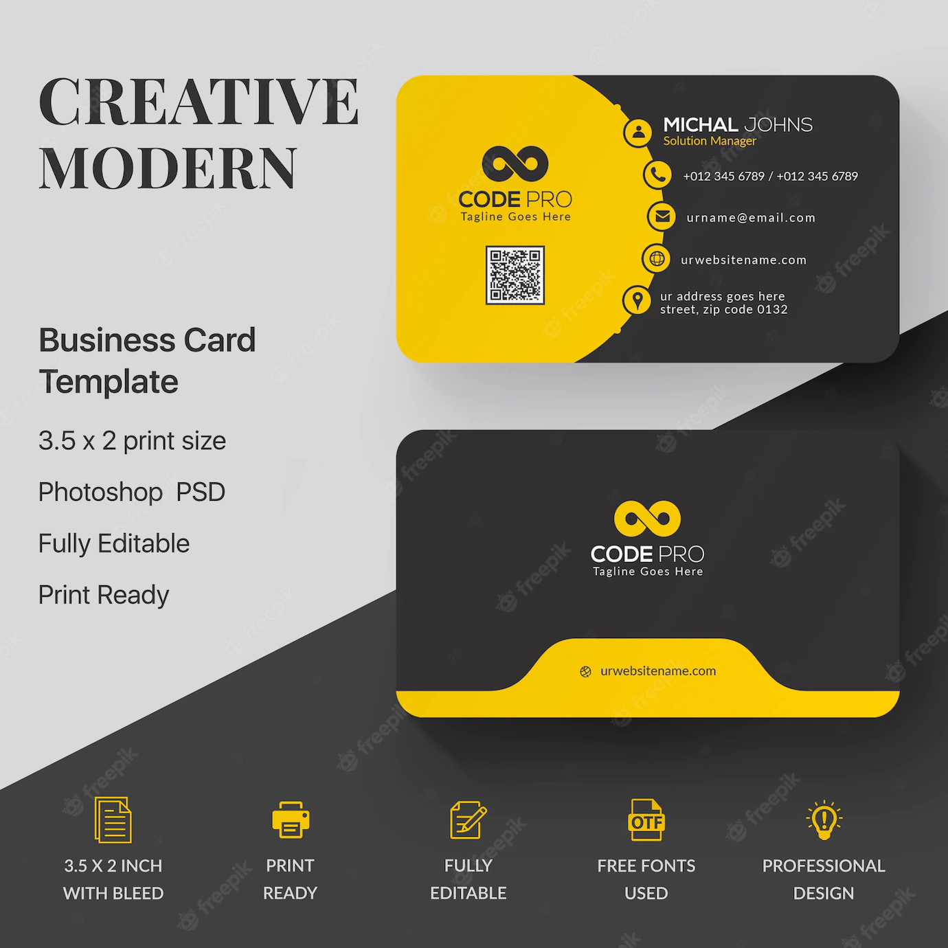 Professional Business Card Mockup 1435 1303