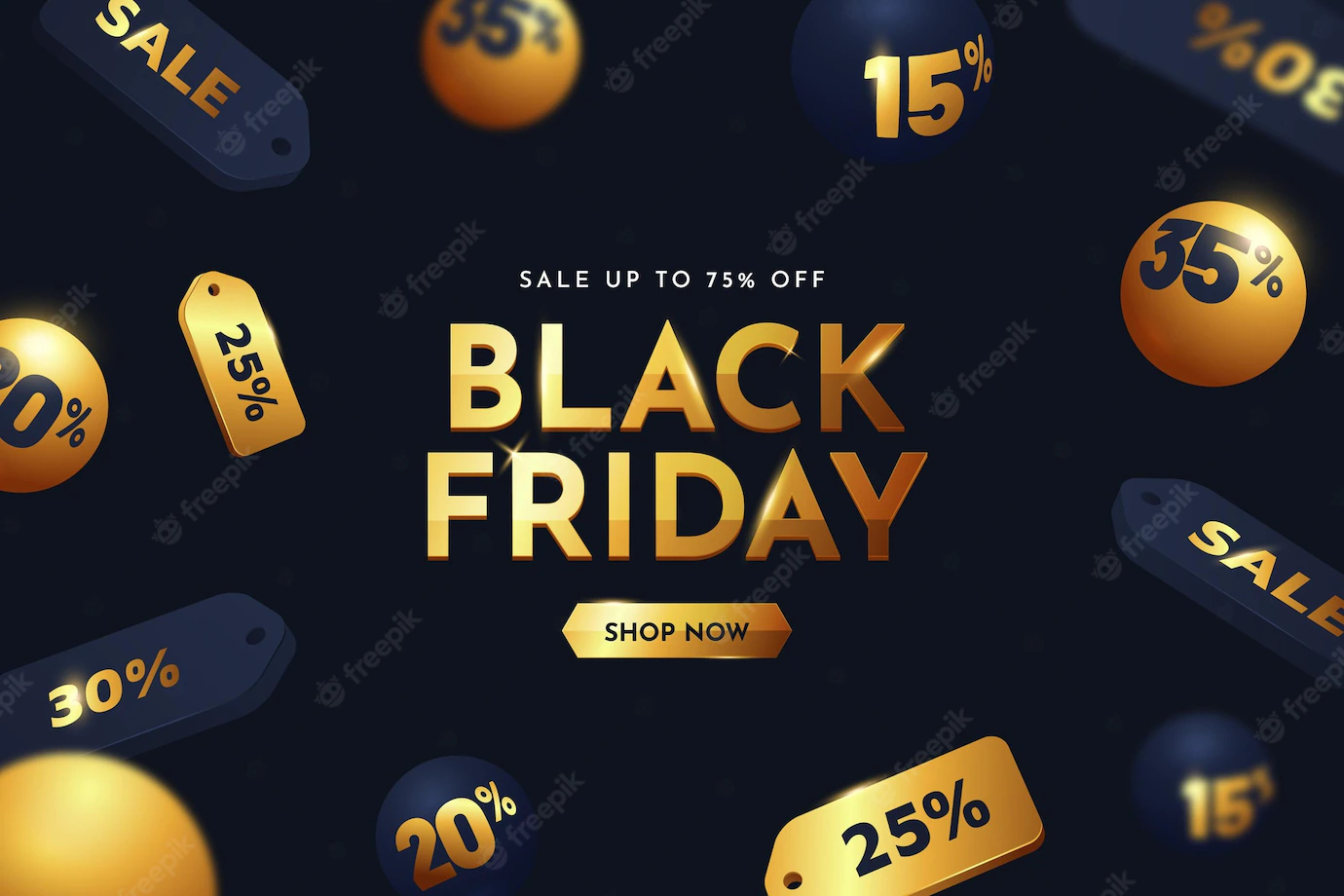 Realistic 3d Black Friday Background 23 2149115365
