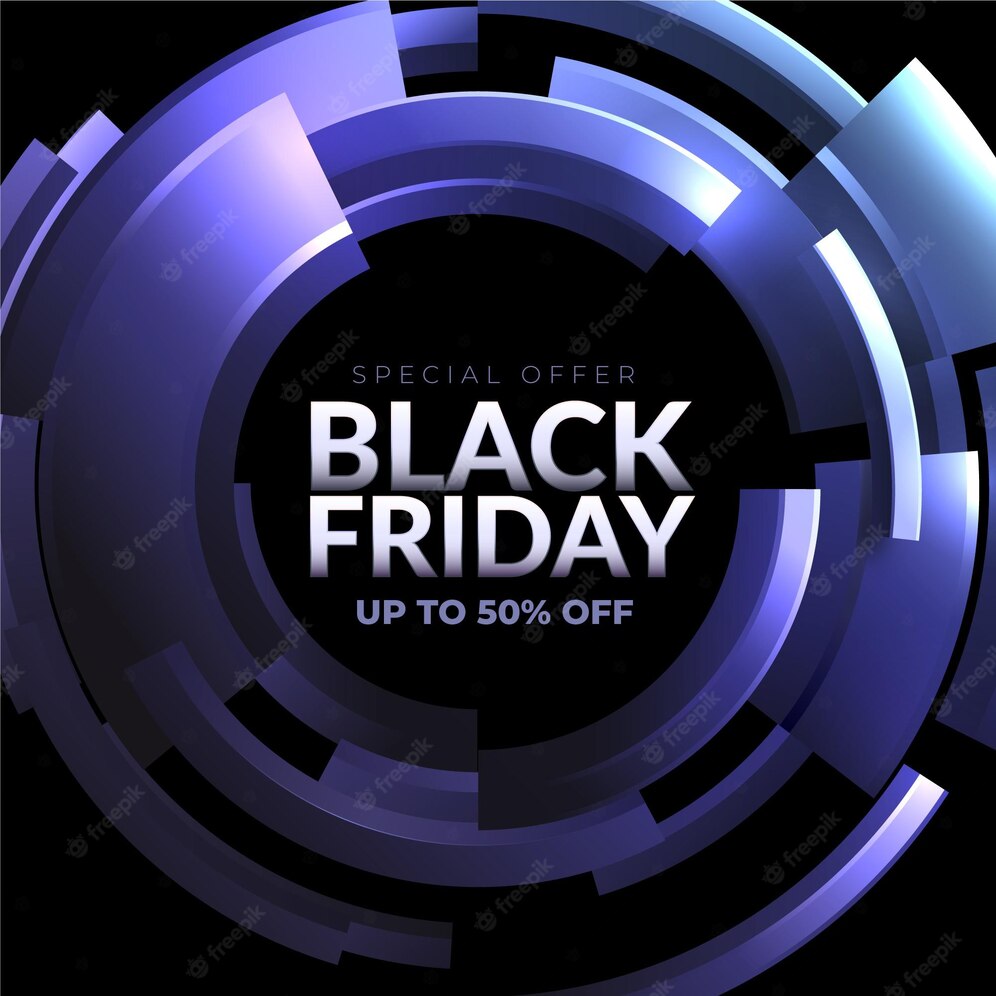 Realistic 3d Black Friday Background 23 2149146667
